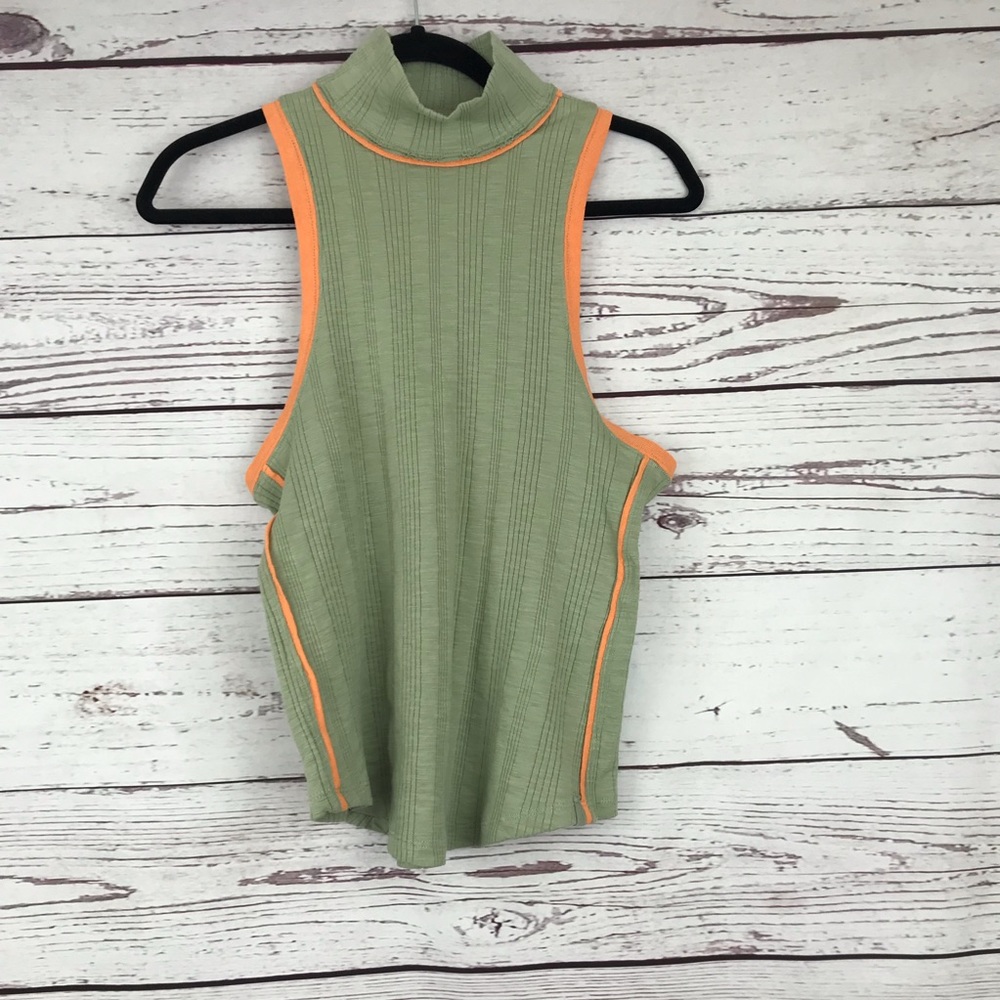 Free People Knit Block Tank Top